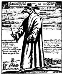 Plague doctor in Europe, 1348