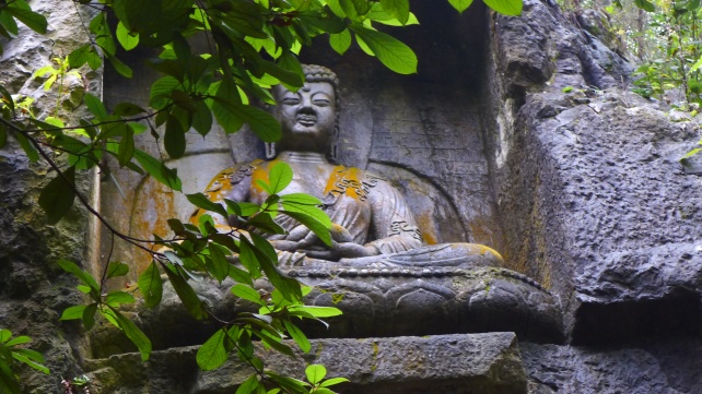 Buddha stone carving, hangzhou (photo: Emccall 11/13) 