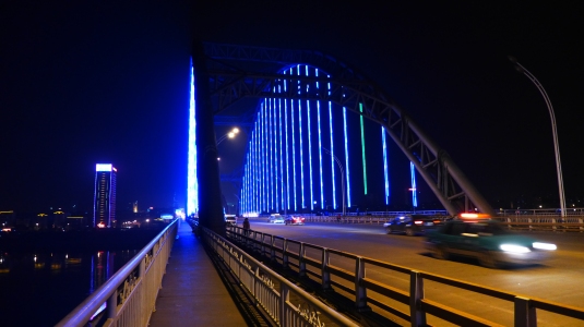 Main Bridge in Ji'An (photo: Emccall 1/14) 